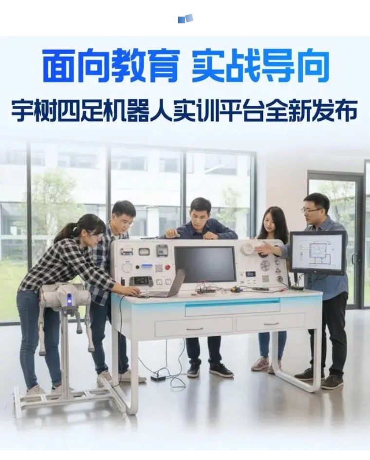 四足机器人实训平台，直击高校教学痛点